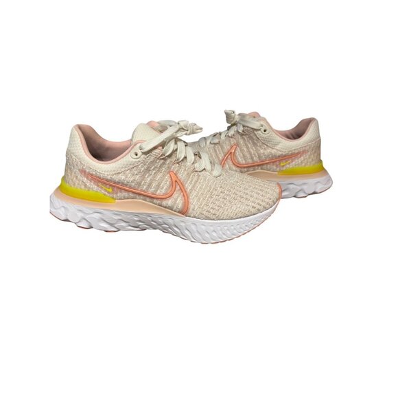 Nike React Infinity Run Flyknit 3 Womens Shoes Sail Light Madder Root Size 6.5 - Picture 5 of 10
